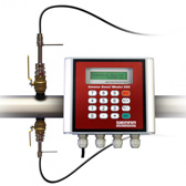 Innova-Sonic Model 205 Ultrasonic Clamp-on Flow Meter
Transit -Time Ultrasonic Liquid Flow Meter